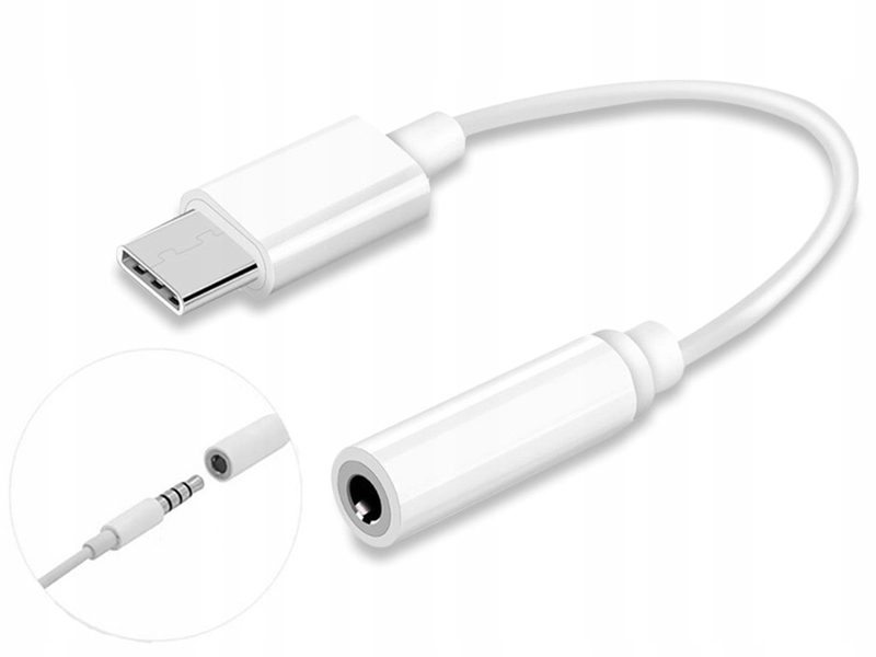 ADAPTER PRZEJŚCIÓWKA KABEL PRZEWÓD USB-C DO GNIAZDA SŁUCHAWEK MINI JACK Marka Raltek