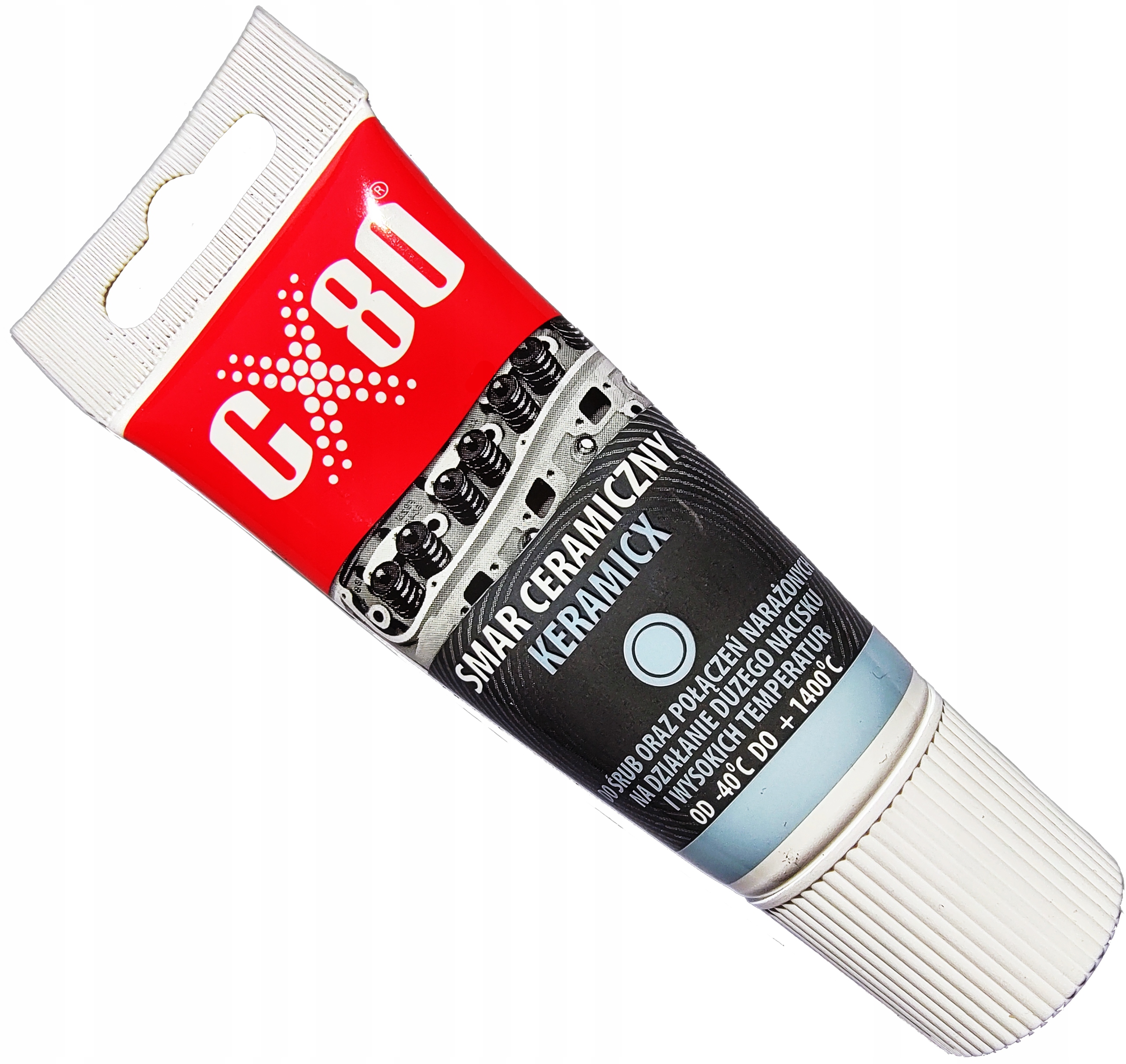 CX80 KERAMICX SMAR CERAMICZNY DO KOLEKTORÓW GŁOWIC I ŚWIEC ŻAROWYCH 40G