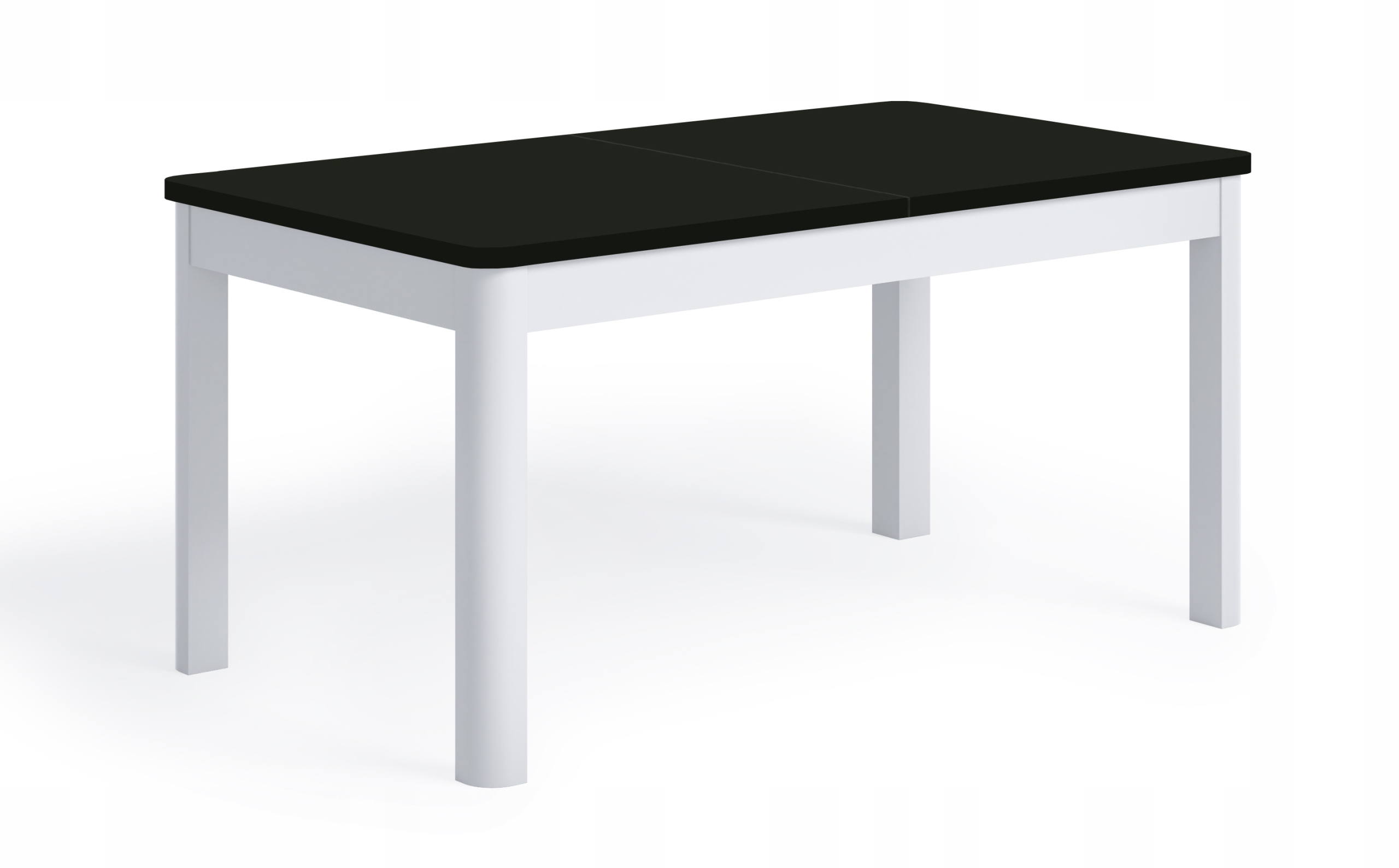 Stół LAVEN rozkładany 140/180 półokrągłe nogi blat Kolor mebla biały