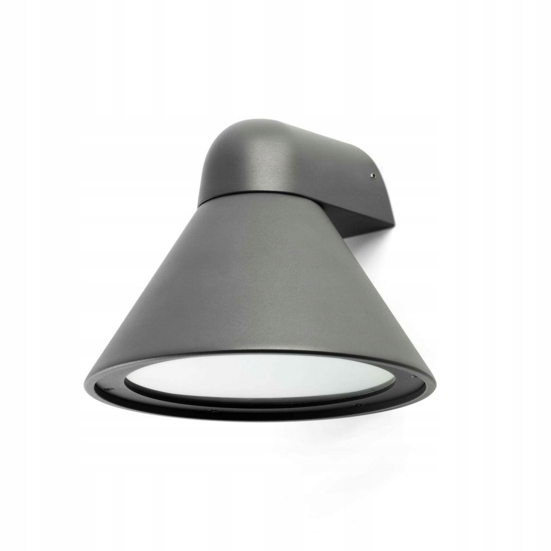 Faro Pals nástenná lampa IP65, E27, tmavo šedá, hliník, 260x250mm