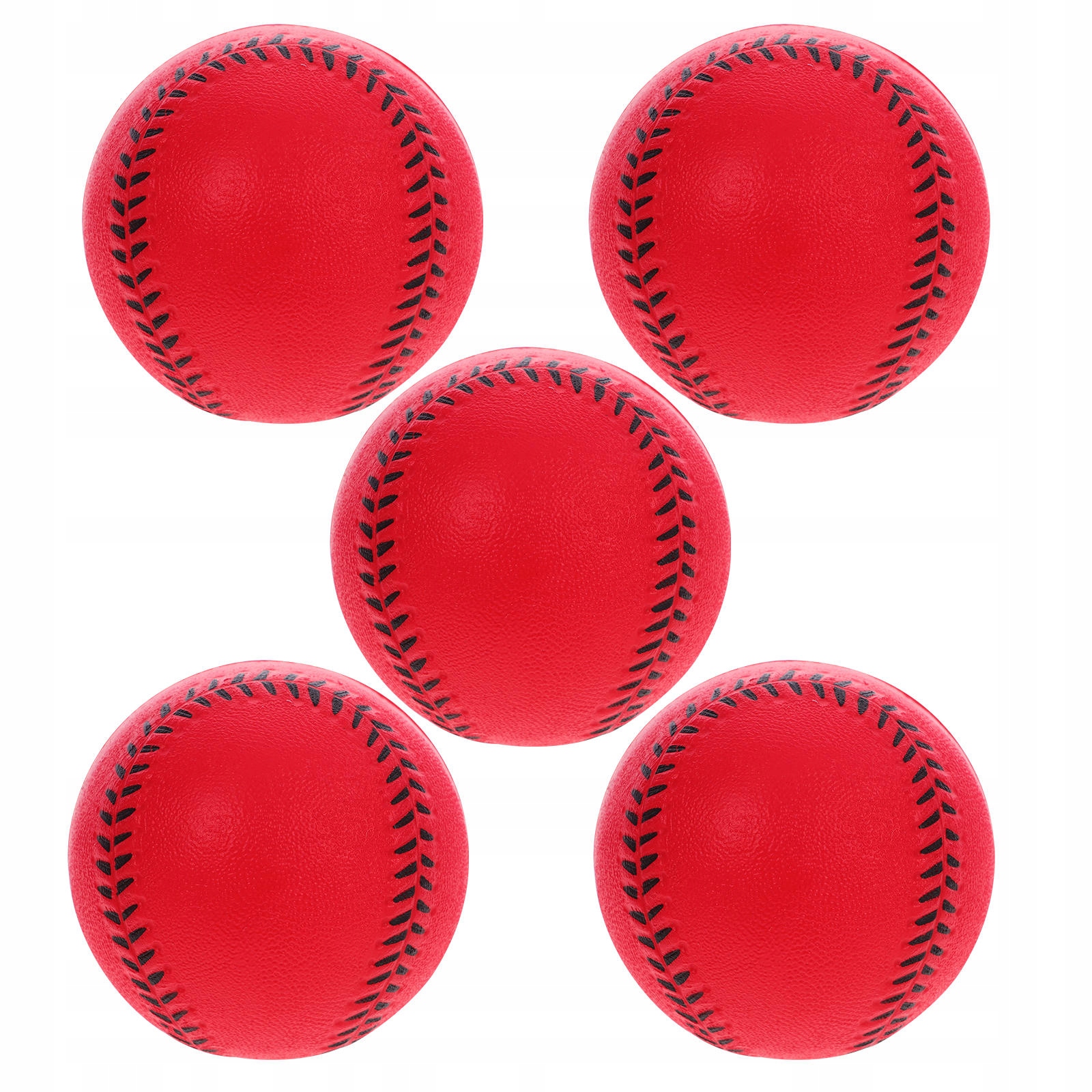 5 Szt. Lekkie Piłki Pu Do Bezpiecznego Treningu Baseballu