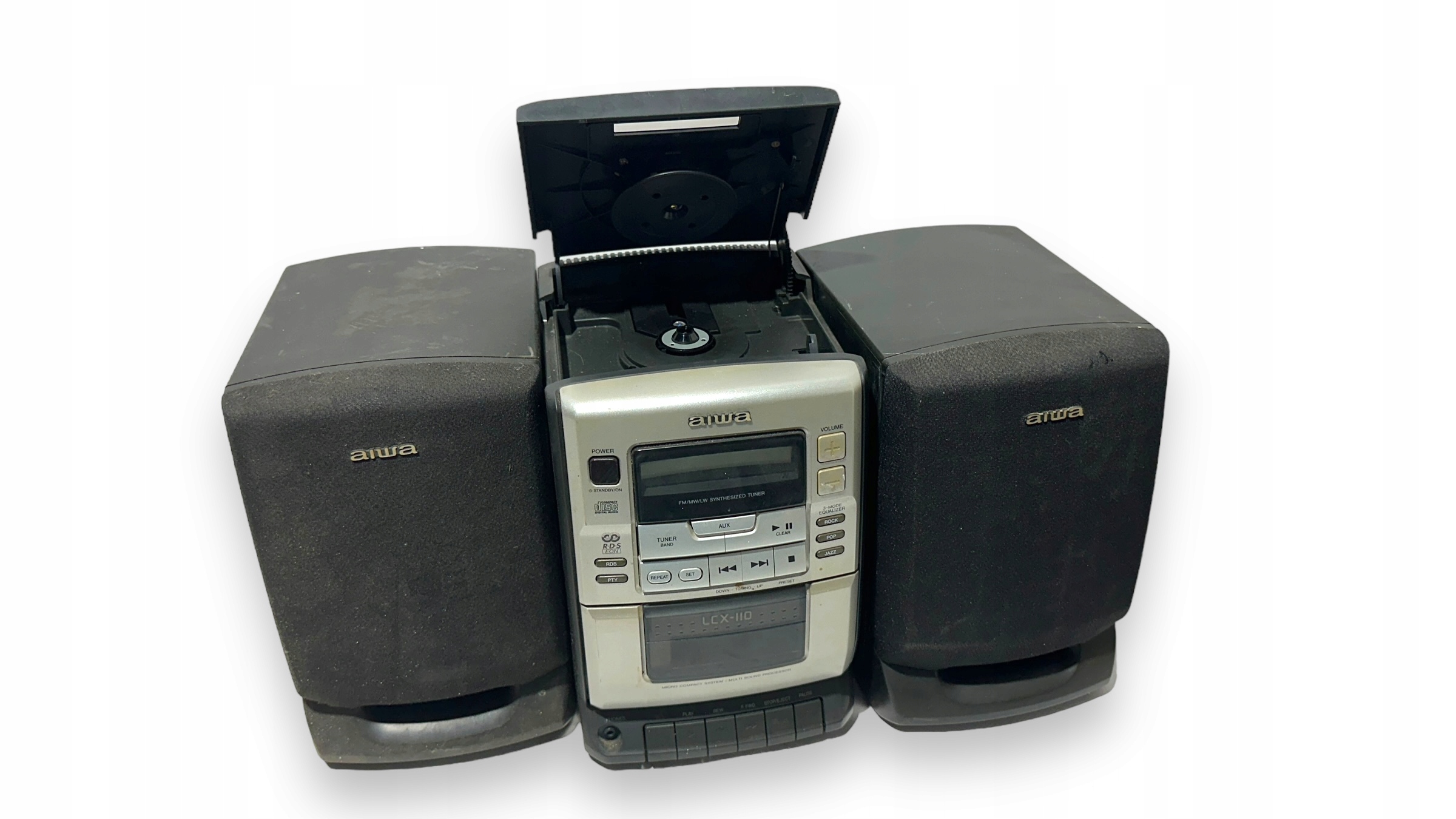 Mini wieża aiwa LCX-110EZ Rodzaj odtwarzanych nośników CD Audio