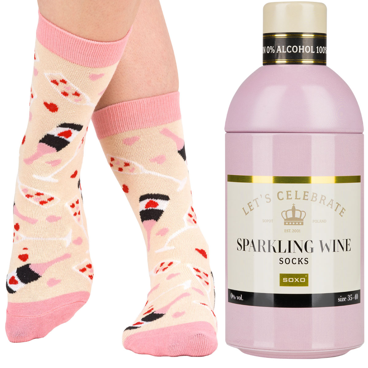 

Zestaw Prezentowy Dla Niej Soxo Skarpetki Damskie