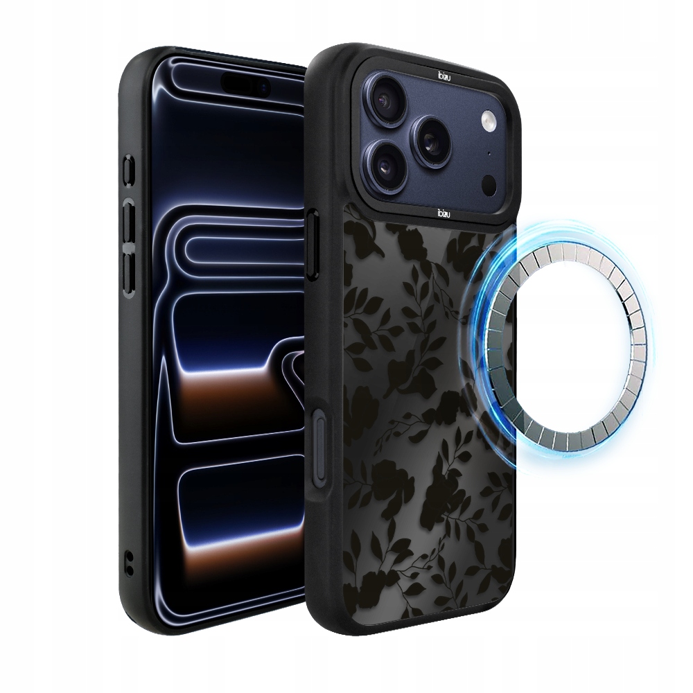 Pouzdro pro iPhone 17 Pro Max Ibizu DropGuard Matt s MagSafe, Stín listů