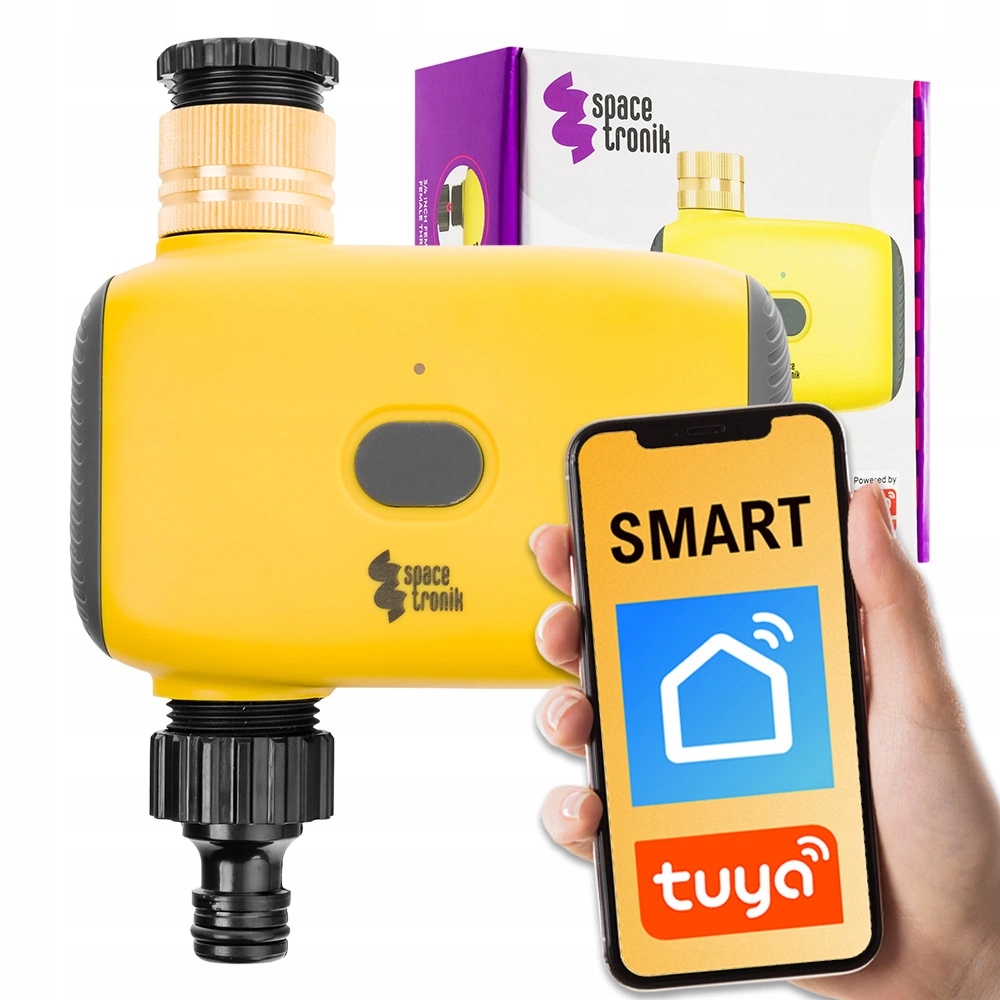 Zawór do Podlewania Tuya Harmonogram Spacetronik Inteligentny sterownik