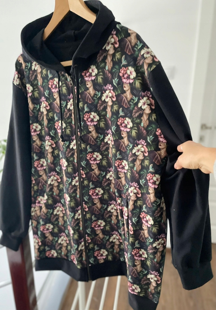 Mikina Na Zip Polska maxi+size Nová vel 56/58