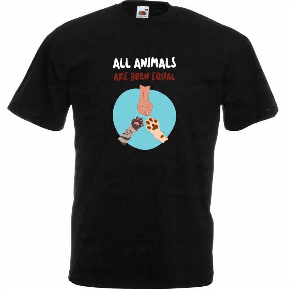

Koszulka all animals are born equal M czarna