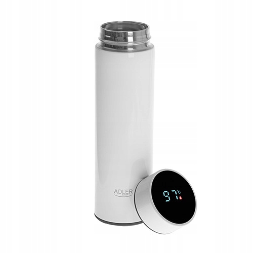 Ad 4506 white Termos Led 473ml biały