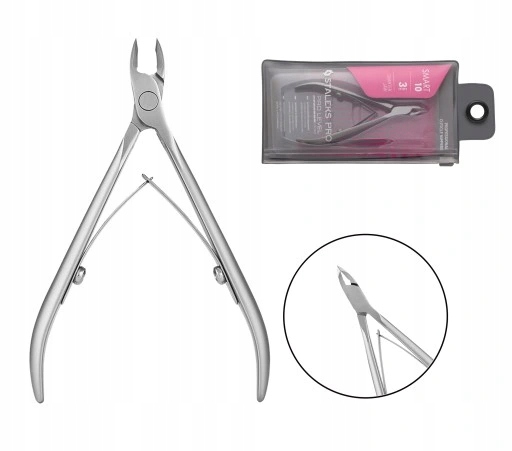 Staleks Smart Kleštičky na kůžičku nehtů Krátké Zahnuté 3 mm NS-10-3 Dárek