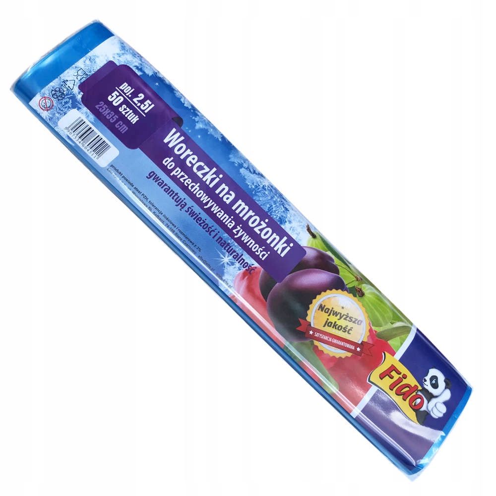 

Woreczki na mrożonki mrożenia żywności 25x35 2,5L
