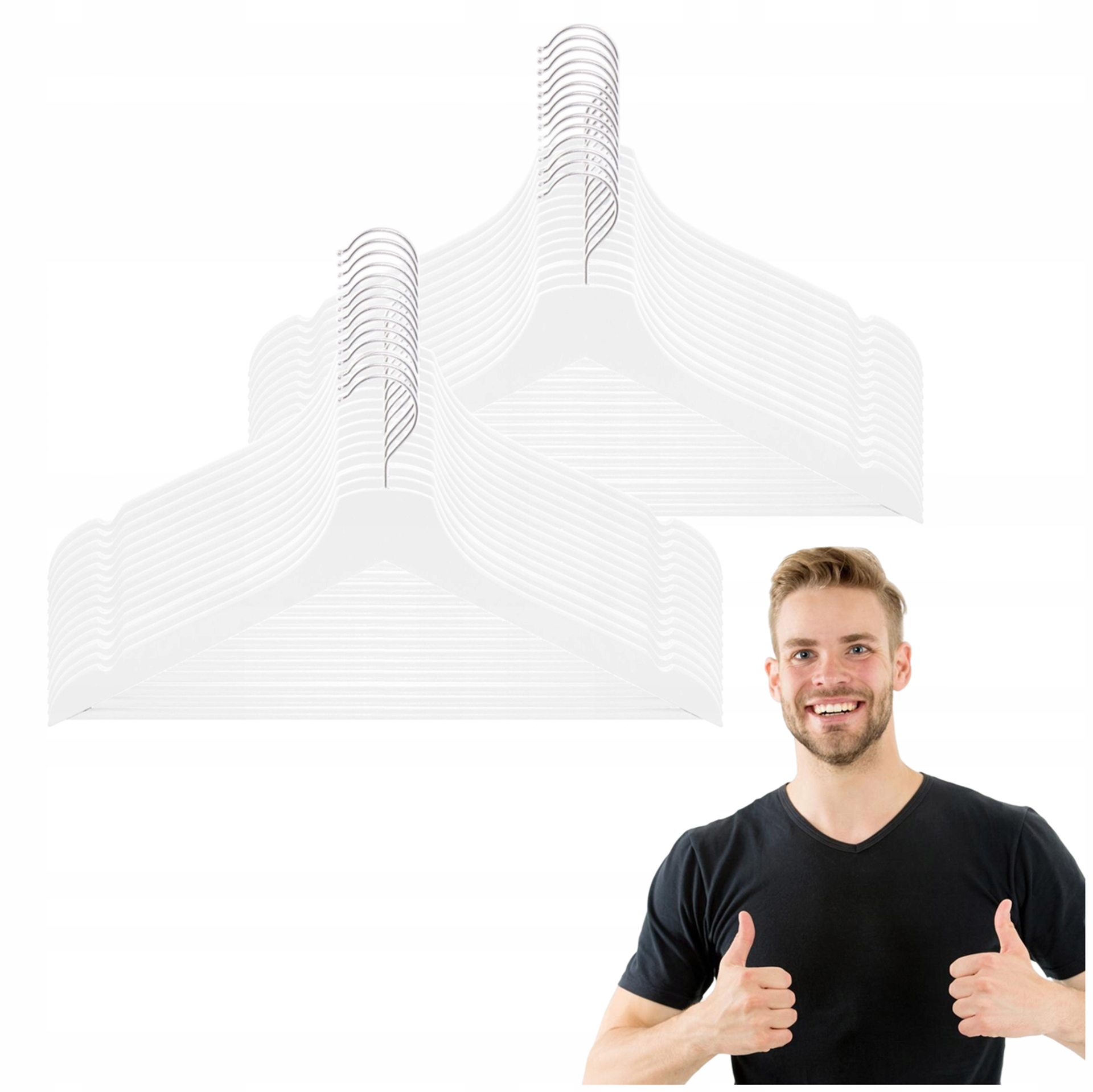 Věšáky Na Oblečení Dřevěné Oblečení Set x30 Skříně Do Předsíně