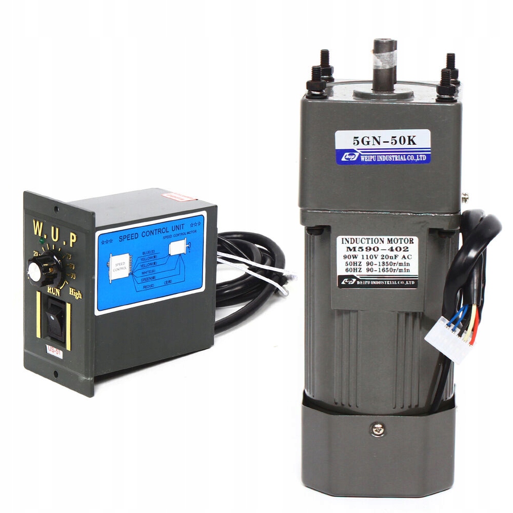 90W Motoreduktor Prędkości Ze Sterownikiem 1:50