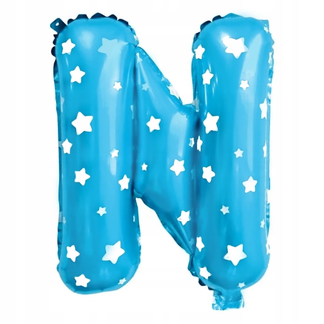 

Balon foliowy niebieski 40cm Litera N