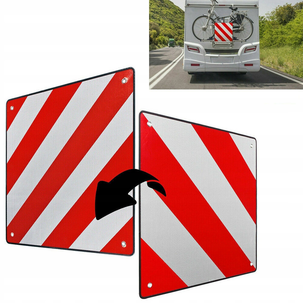 Výstražná tabule 50x50 cm na nosič zavazadel Itálie Španělsko obytný vůz