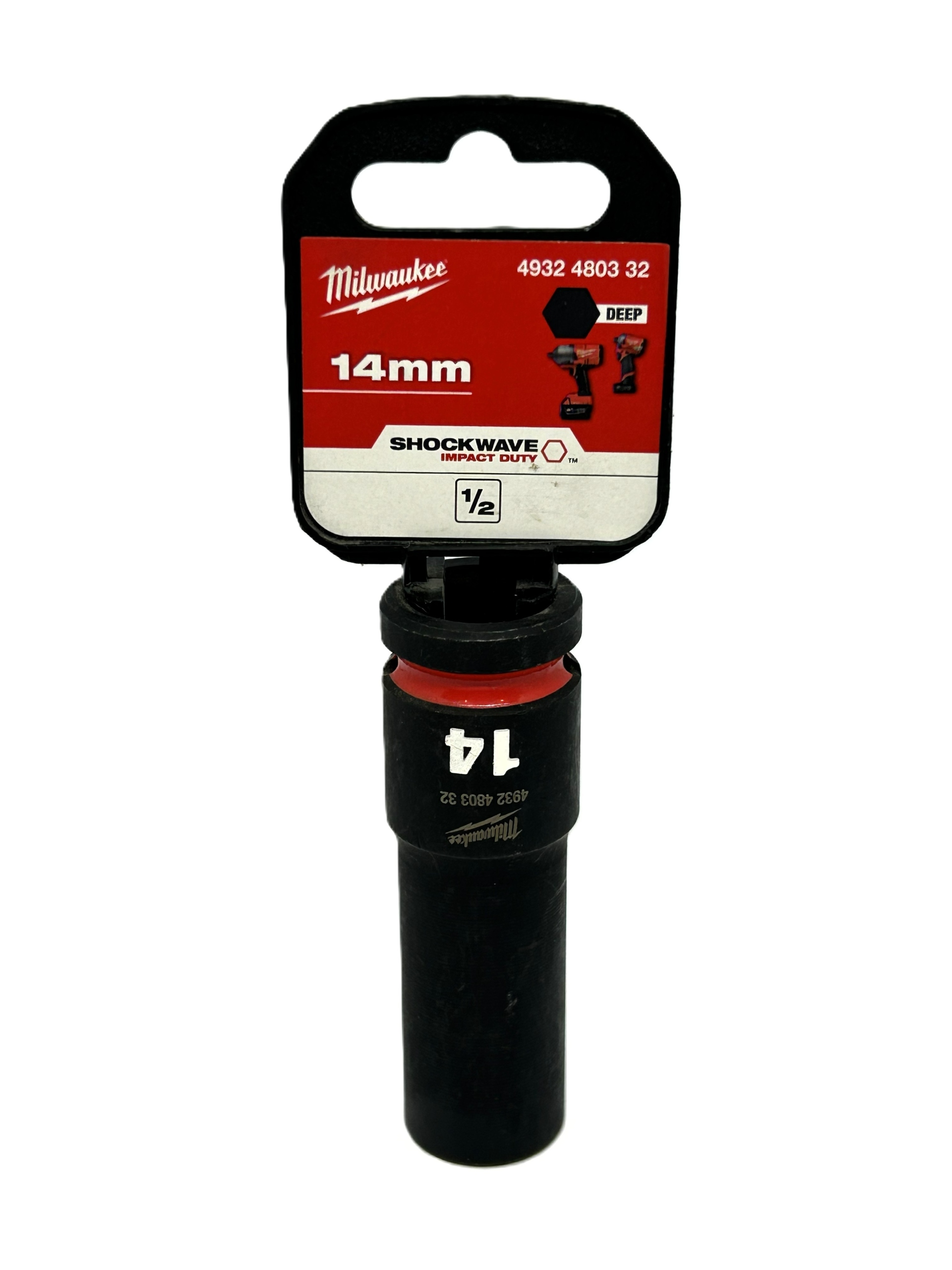 Nasadka Udarowa Długa Milwaukee 1/2 Std 14 mm