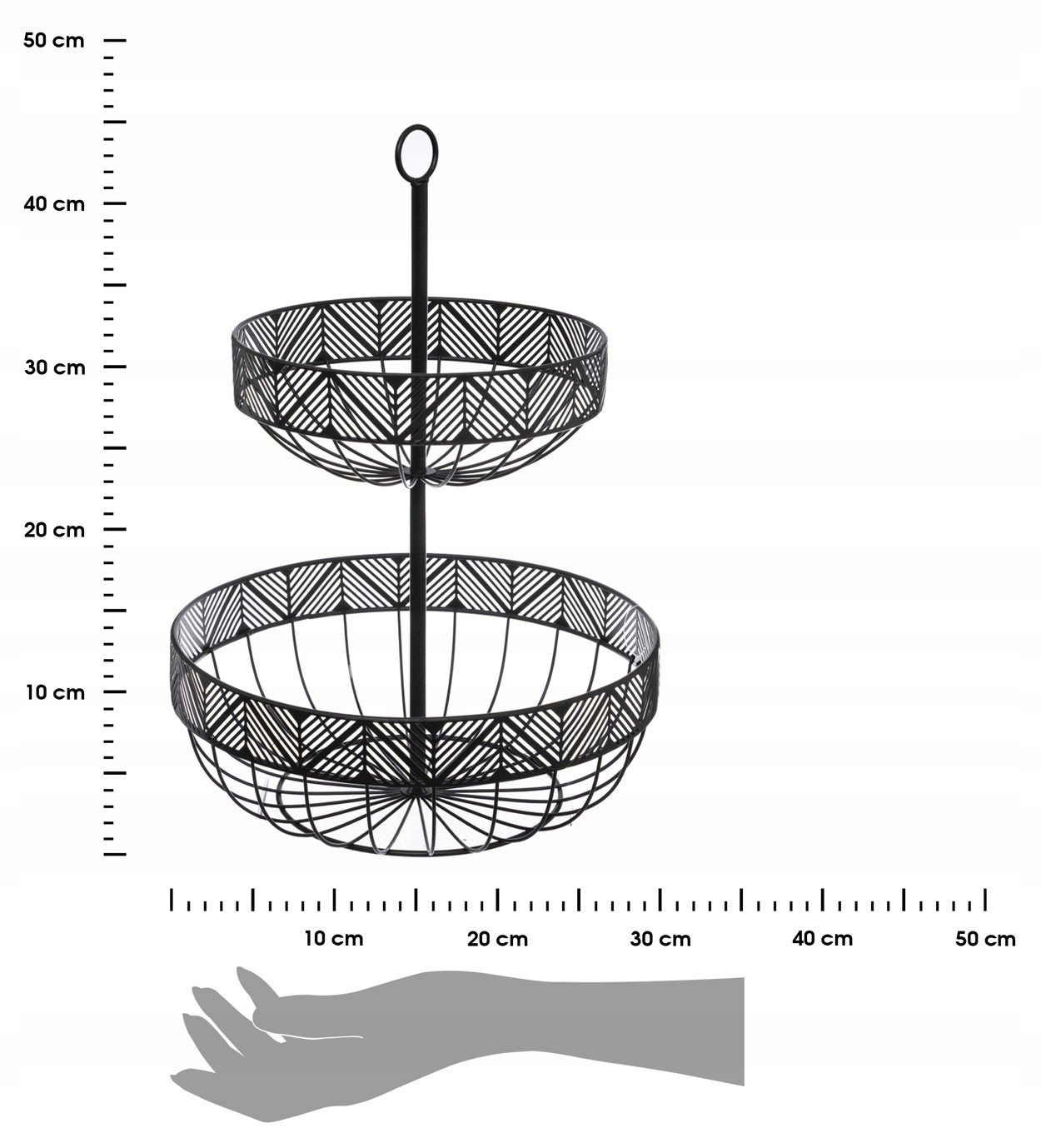 PATERA FRISE PIĘTROWY KOSZ NA OWOCE 2 poziomy Kod producenta 154289