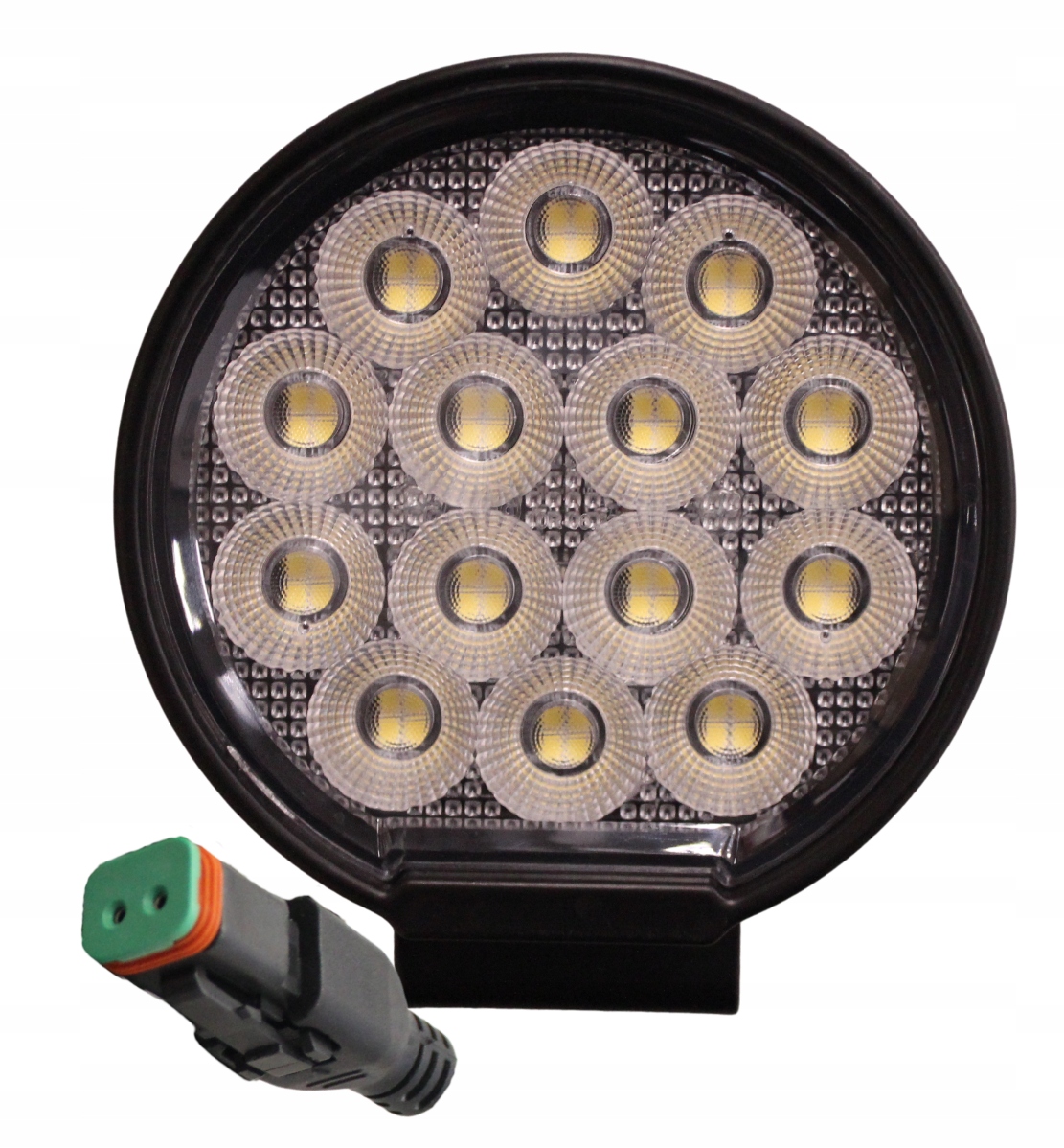 Pracovní Lampa Osram 14LED 56W Kulatá Rozptýlená S Konektorem Deutsch Dt