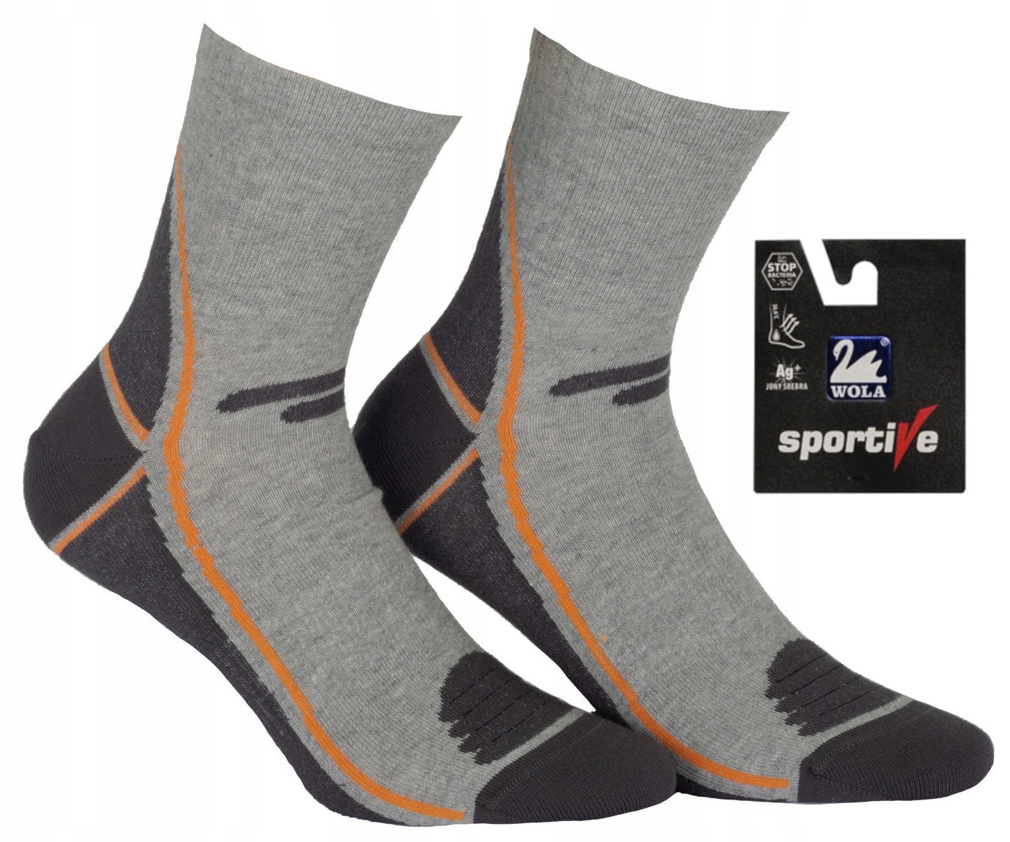 

Skarpety zakostki Wola Ag+ z jonami srebra 42-44