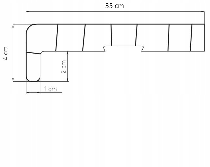 PARAPET PCV WEWNĘTRZNY DĄB WIEJSKI 35 X 150 Kod producenta 00000060