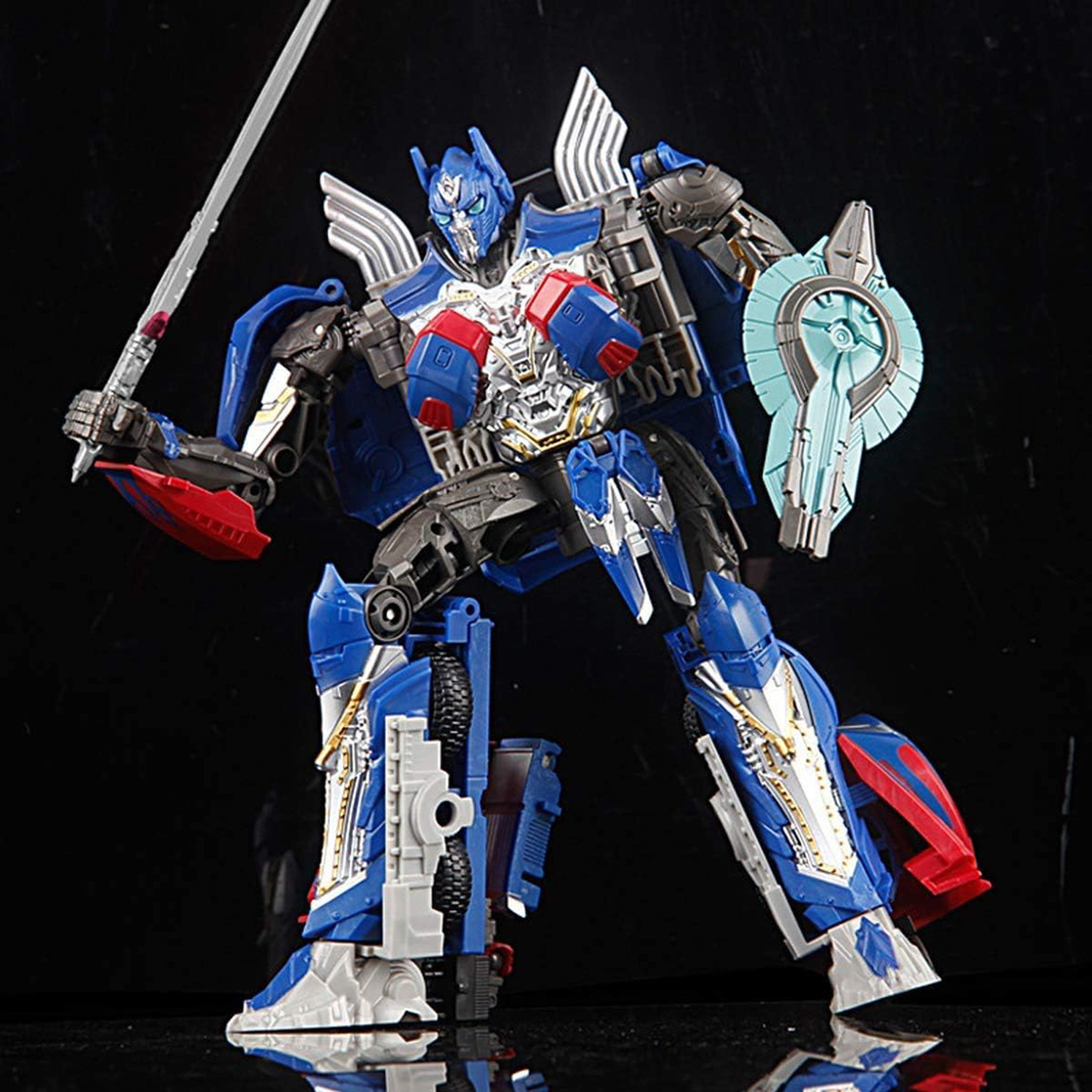 AUTO ROBOT 2w1 ZABAWKA OPTIMUS PRIME SAMOCHODOWYCH ROBOT z MIECZ + TARCZA EAN (GTIN) 0191491784781