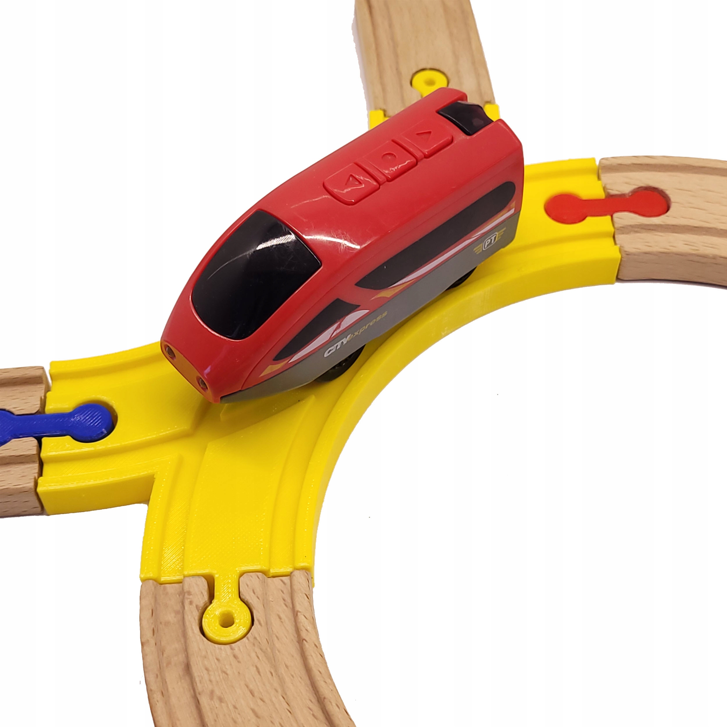 Rozjazd do torów drewnianych Brio Bigjigs IKEA