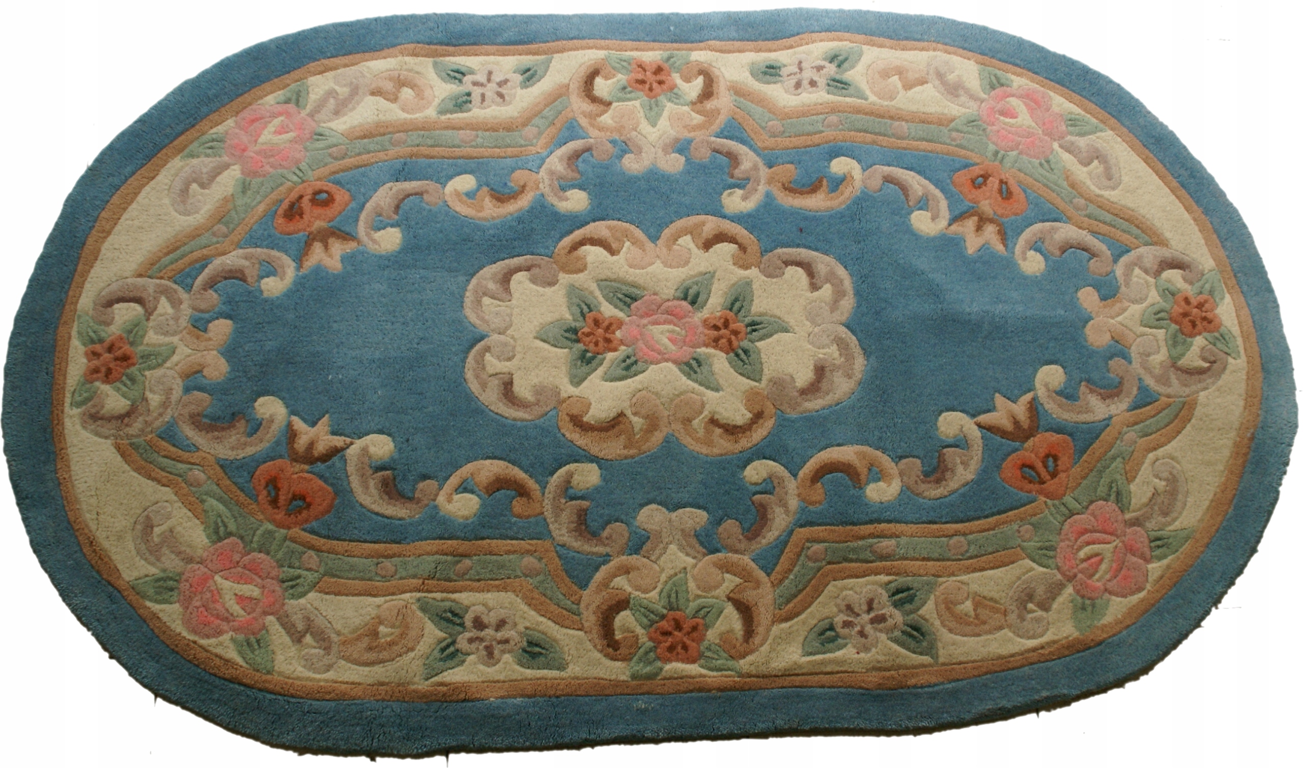 

Wełniany dywan Aubusson 90x150 niebieski