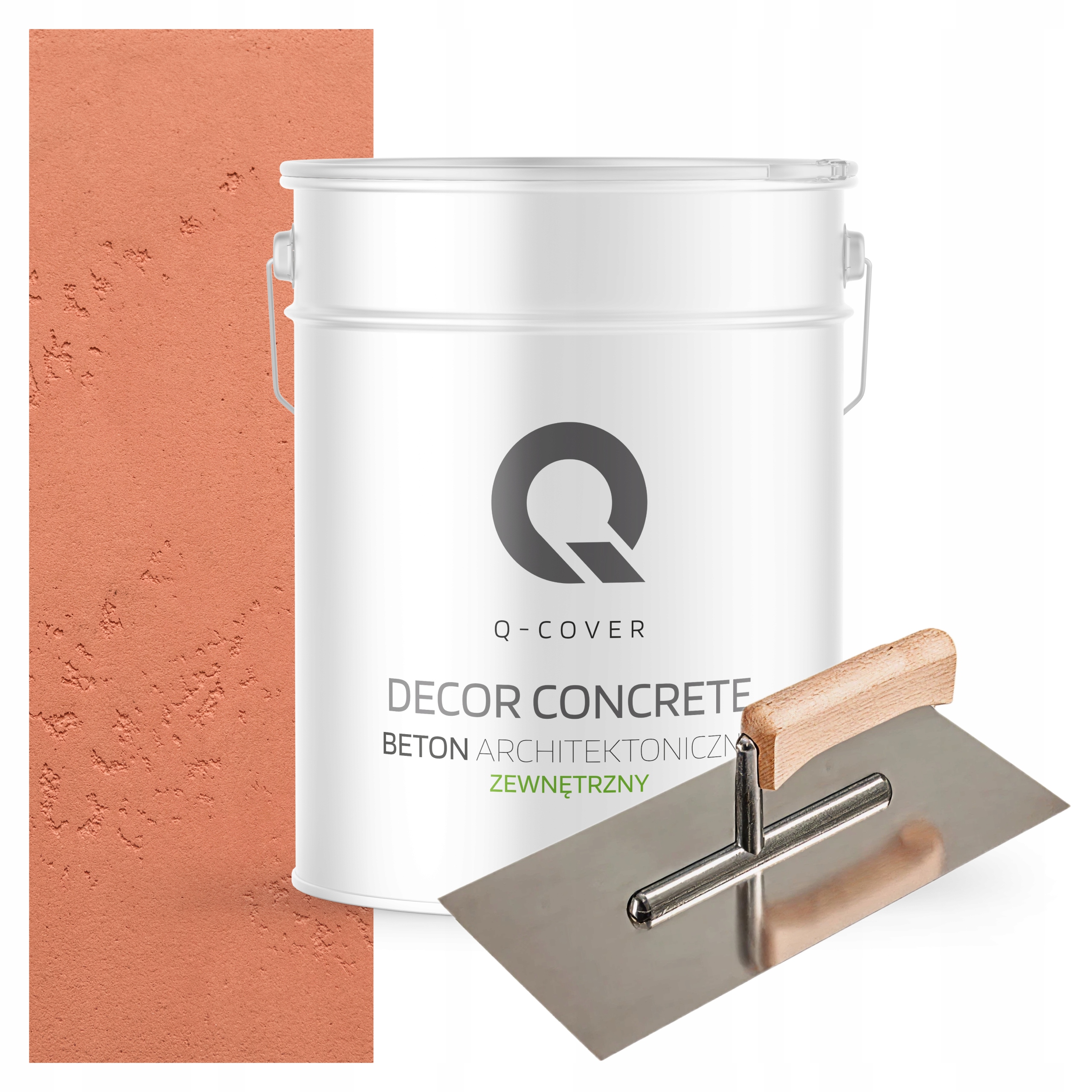 Dekorativní venkovní beton připravený k použití 10 m2 15 kg Pudrová Růžová Paca