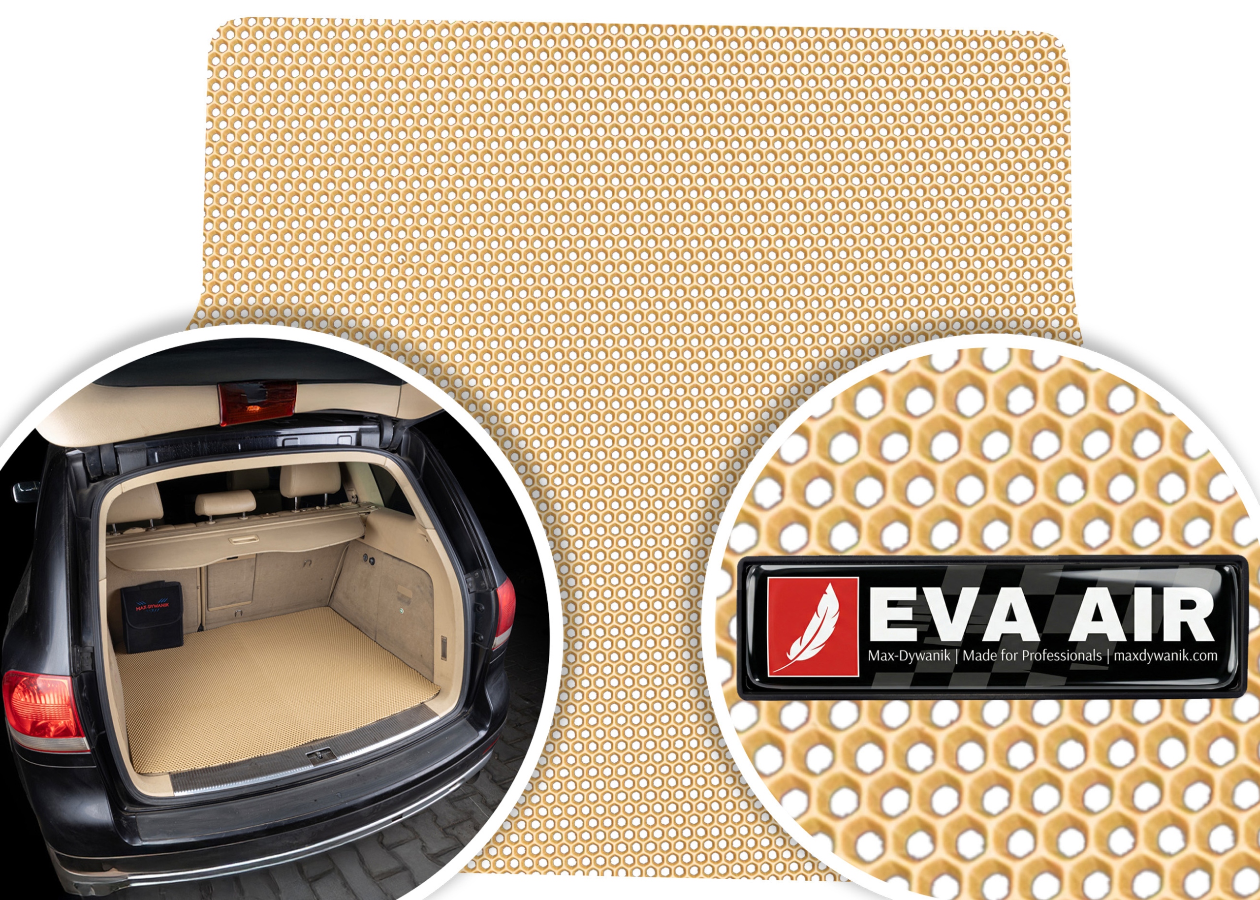 Kia Carens I Minivan 5os 1999-2006 Vložka do zavazadlového prostoru Eva Air Honey
