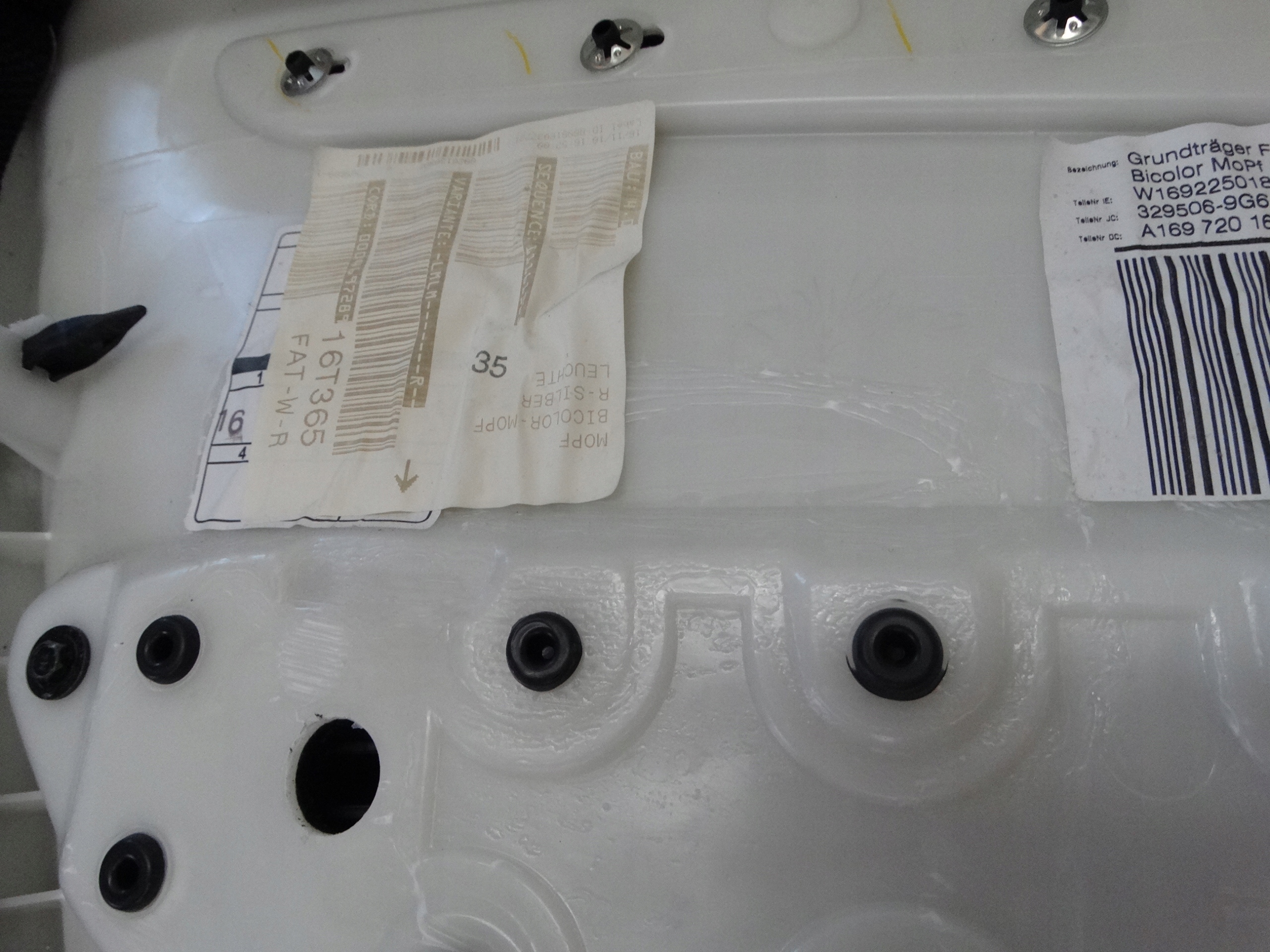 upholstery side right front MERCEDES W169 LIFT