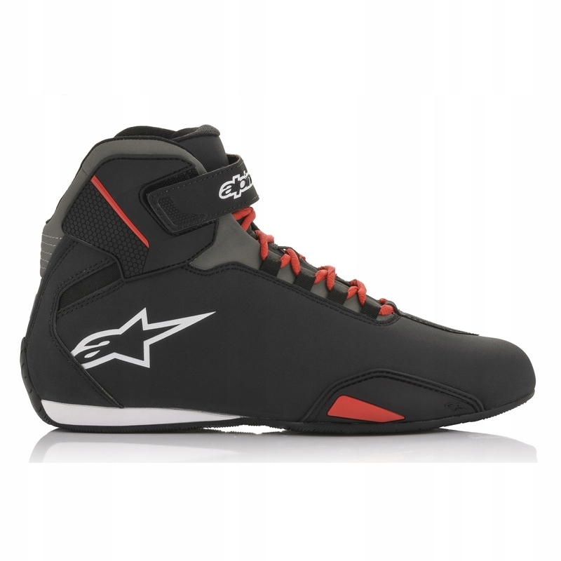 BUTY ALPINESTARS SEKTOR BLACK/RED (9.5) Stan opakowania oryginalne