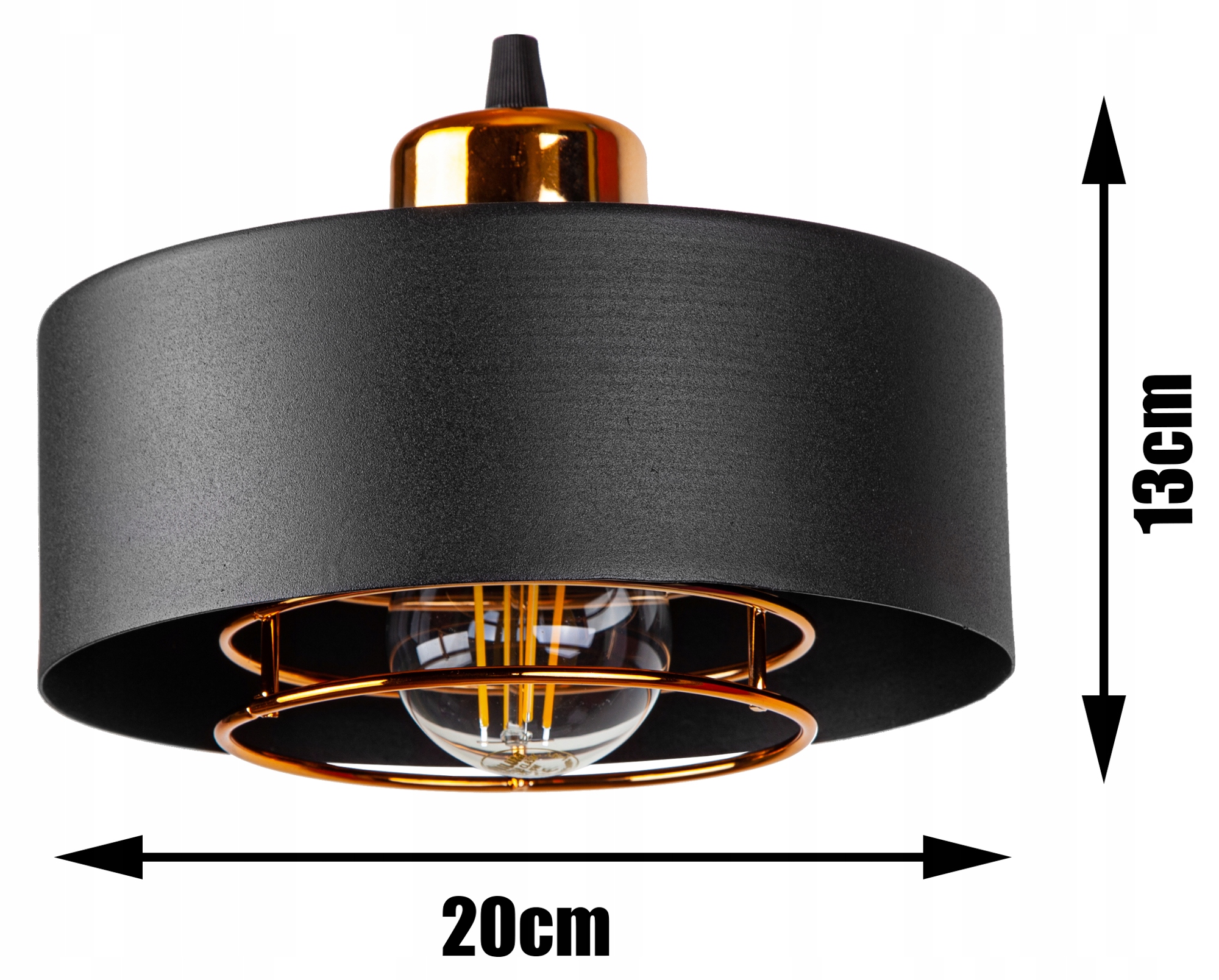 LAMPA SUFITOWA PLAFON ŻYRANDOL LOFT EDISON LED Kod producenta L/1703/MW