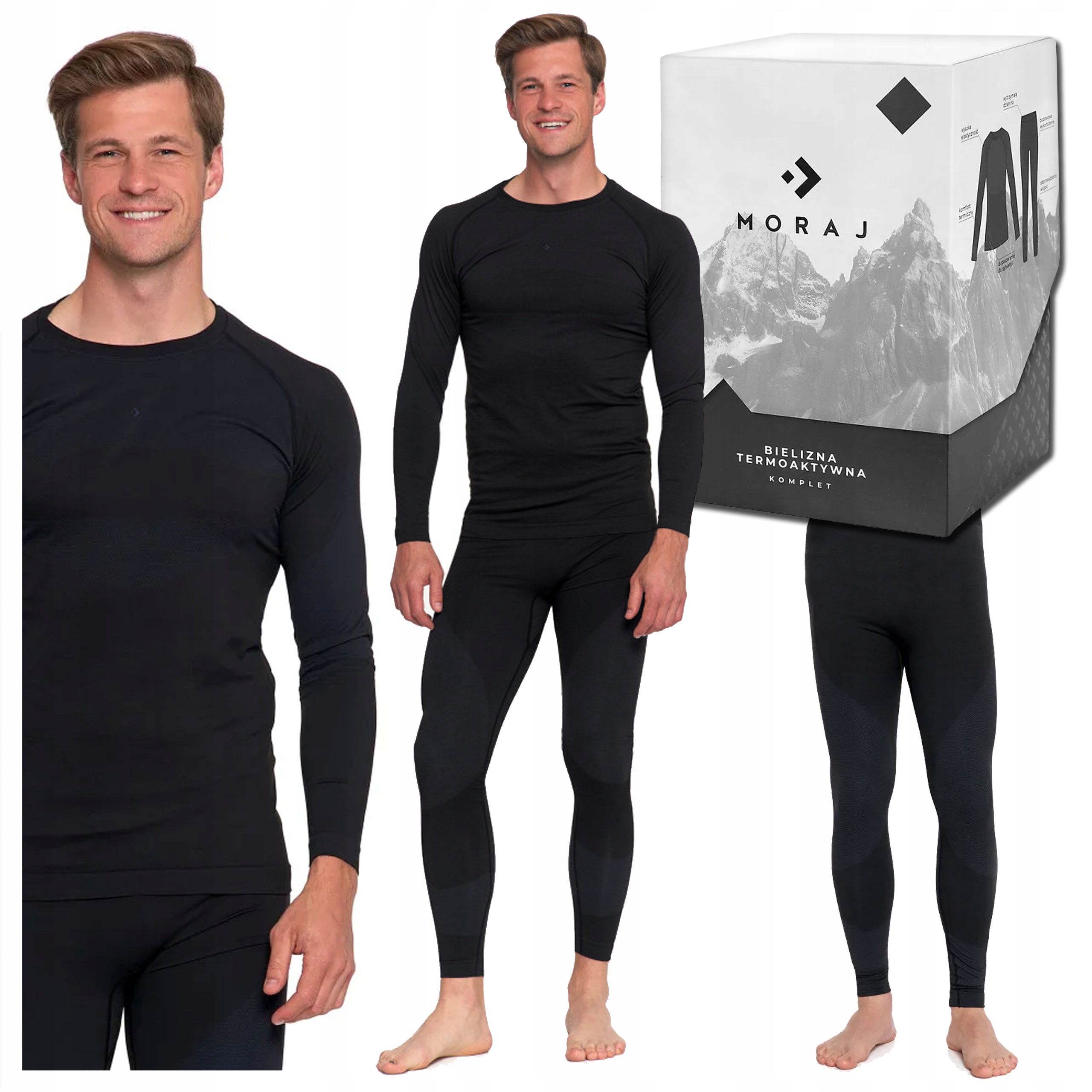 Pánské Termoaktivní Prádlo Moraj Zimní Termo Set M