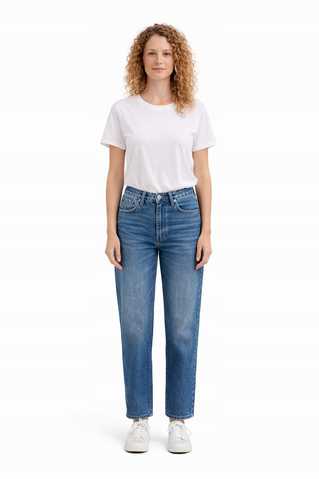 Armani Exchange Džíny Mom Jeans Vysoký Pas Modré 31 I4B
