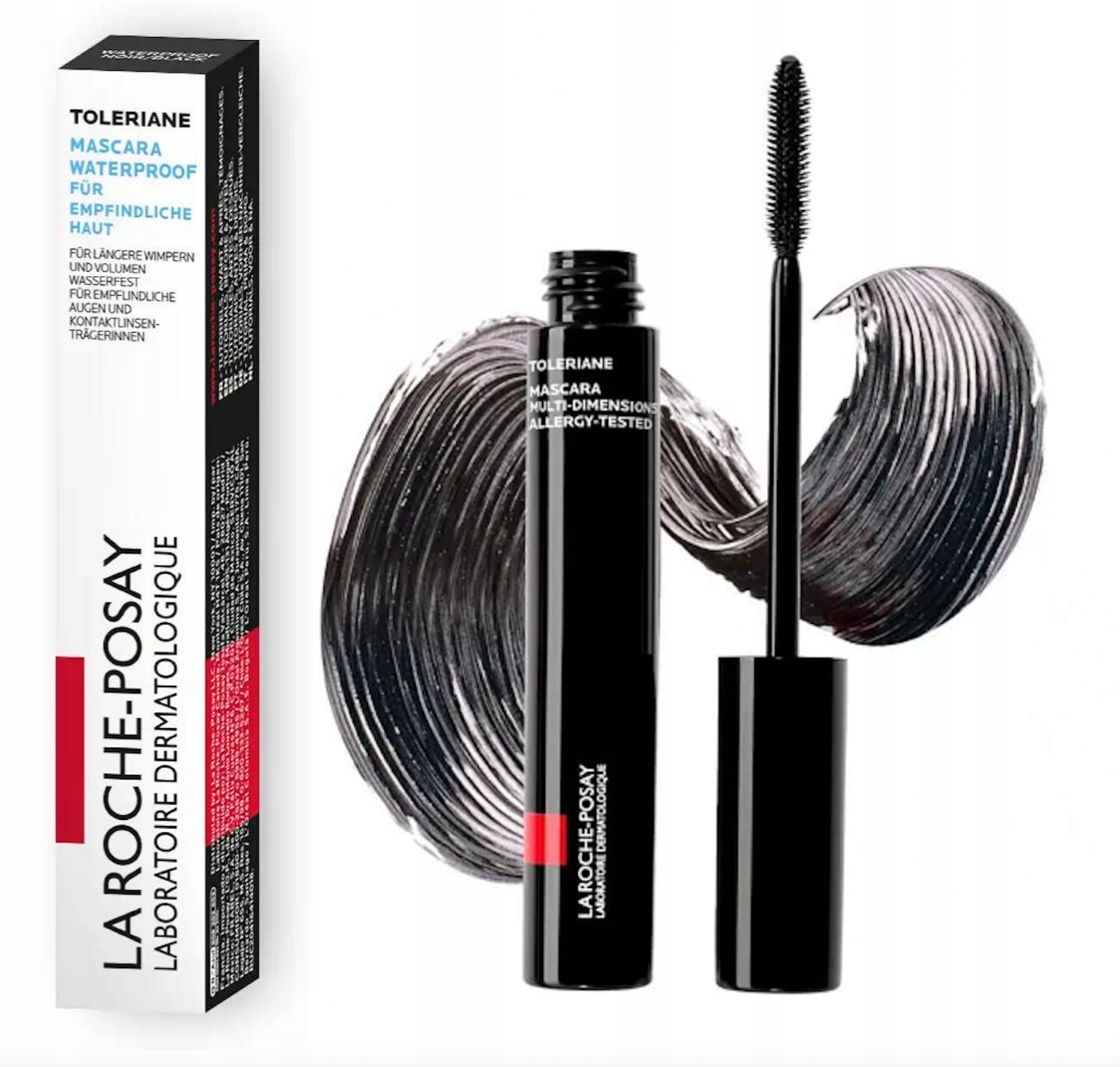 La Roche-Posay Toleriane Waterproof Noir/Black Voděodolný Řasenka na řasy,