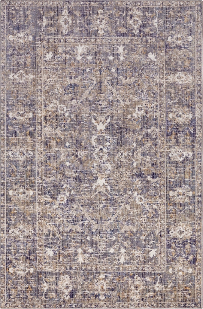 Koberec do obývacího pokoje 160 x 235 cm, klasický krémově modrý