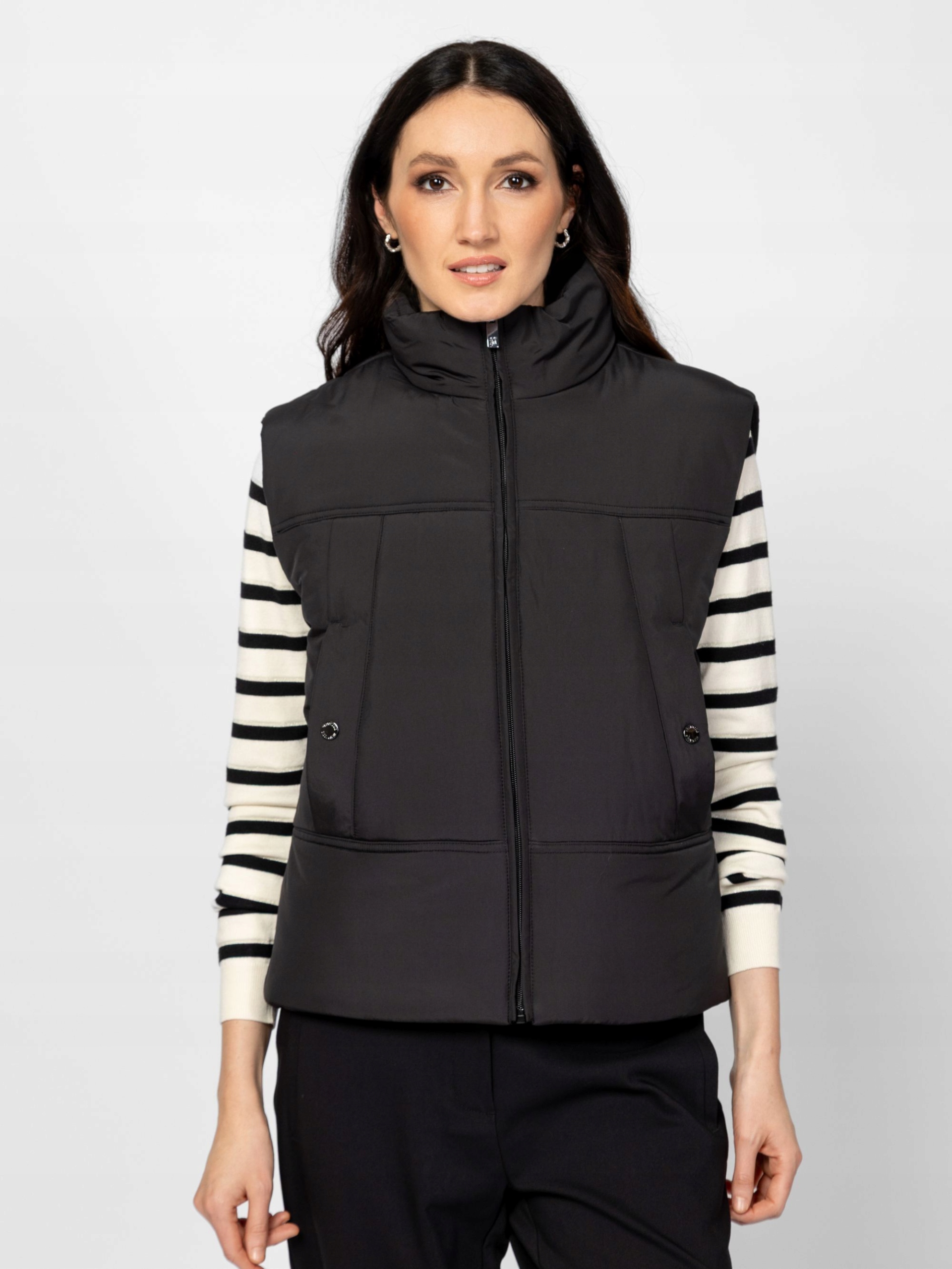 Heavy Tools Dámská Prošívaná Vesta Bez Rukávů Wapora Black Černá M