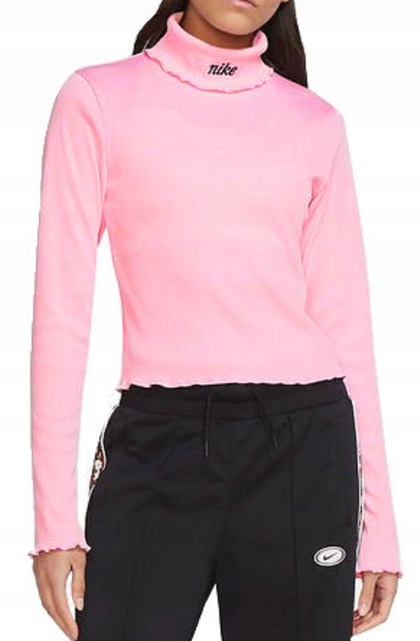 Dámský golfový top Nike Sportswear Ribbed Top Slim Fit CU5364-654 Velikost M