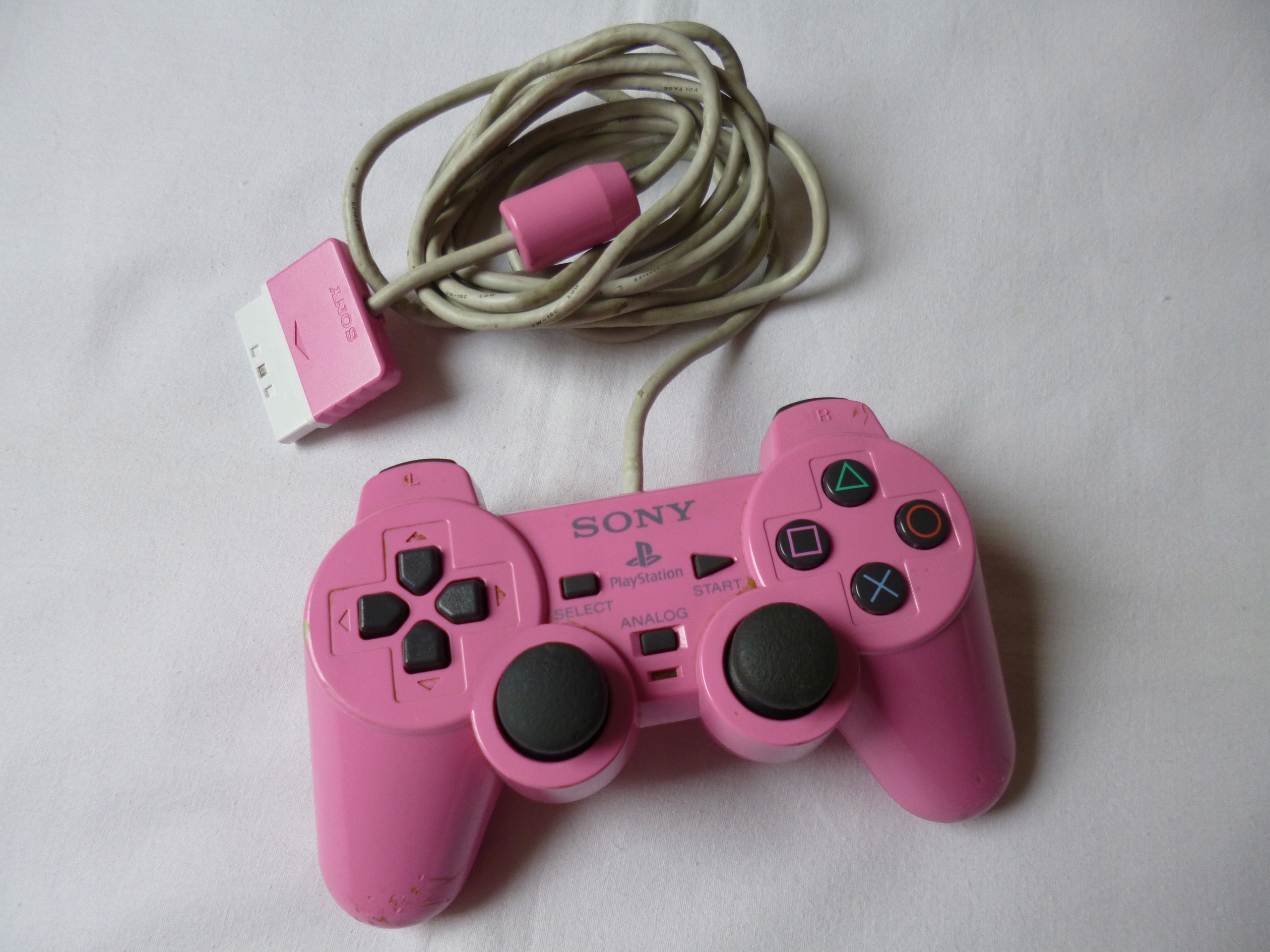 DualShock 2 pad kontroler różowy PS2 PlayStation 2