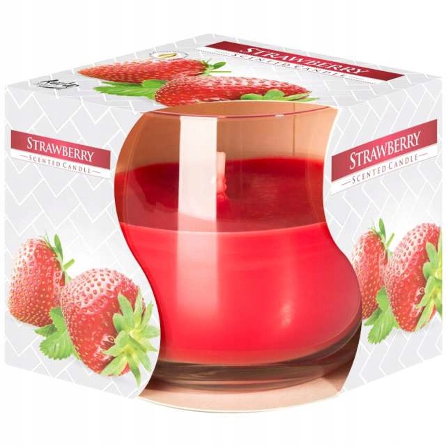 

Świeca Zapachowa aromatyczna Truskawka w szkle Spa