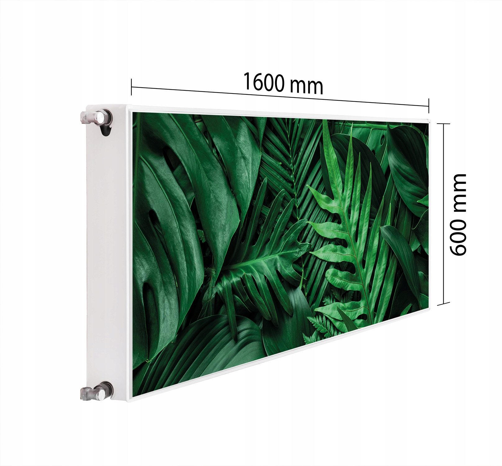 Magnetická Krytka Na Radiátor 160x60 Monstera Mata Magnet