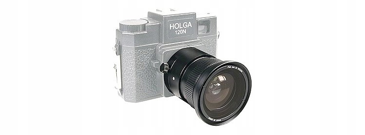 Objektiv Fisheye pro fotoaparáty Holga rybí oko