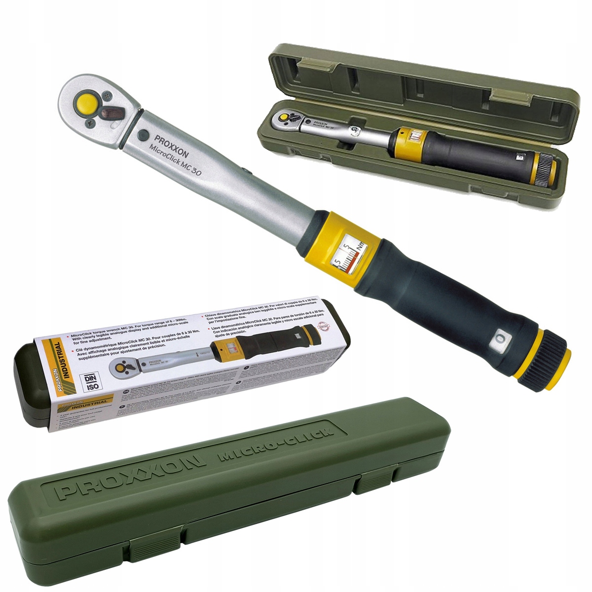 Proxxon Klucz dynamometryczny Microclick MC30 1/4" 6-30Nm 23349 kalibracja