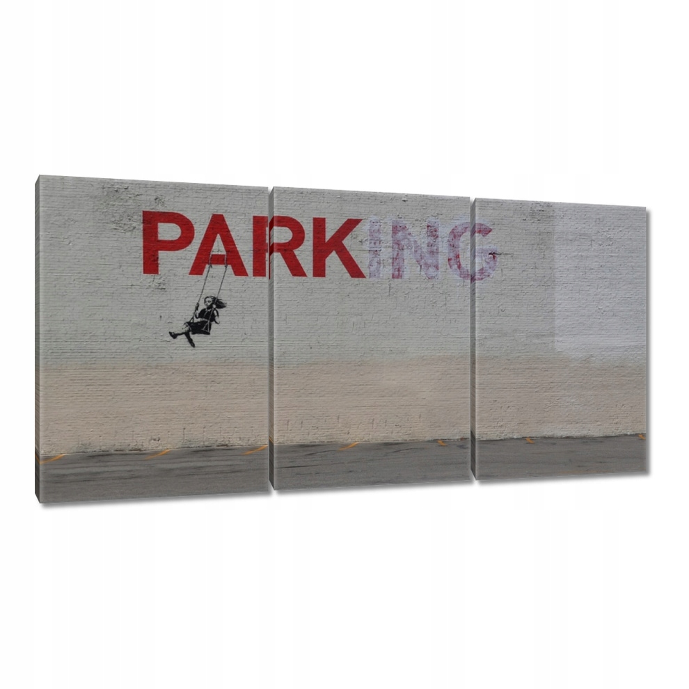 

Obrazy 120x60 Banksy PARKing