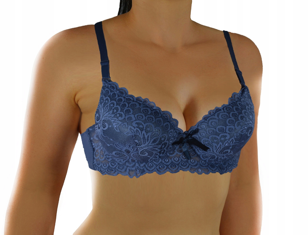 

Biustonosz Koronkowy Stanik Pushup B 75