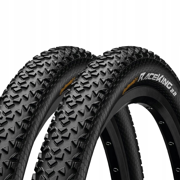2x Pneumatika Continental Race King 27.5"x2.2" (55-584), drátová, elektrokolo