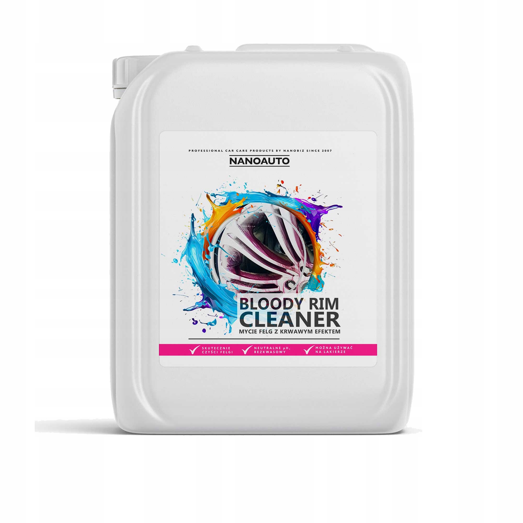 Přípravek na mytí ráfků Nanoauto Bloody Rim Cleaner "krvavý ráfek" 5 Litry