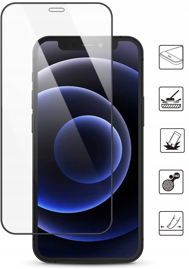Szkło Hartowane Full Glue do iPhone 12 Mini Przeznaczenie Apple