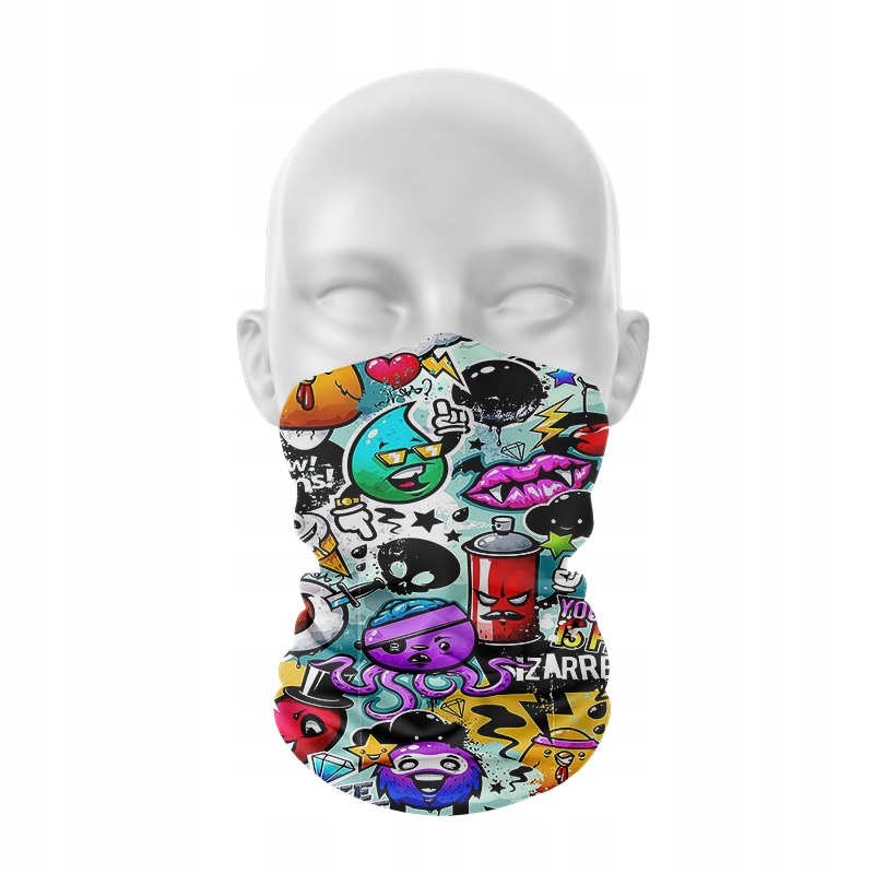 BANDANA SZALIK KOMIN CHUSTA APASZKA KOLOROWA 02 Rodzaj inny