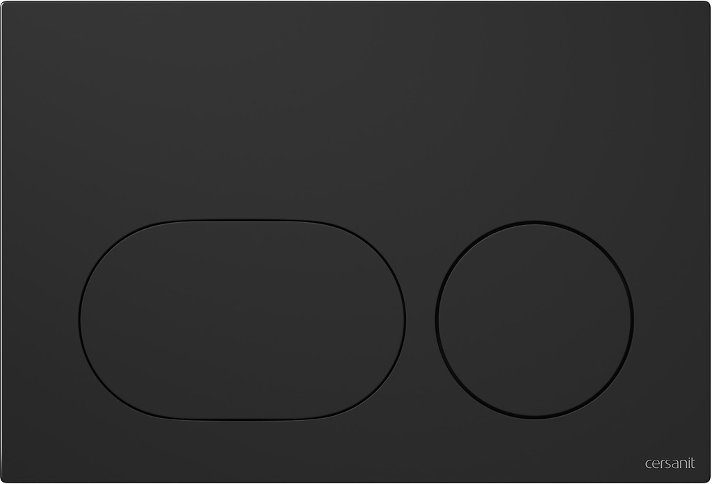 Splachovací tlačítko pro Wc Cersanit Dueto černá matná K97-0637