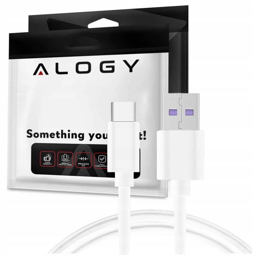

Kabel Szybki Przewód Alogy Usb-a do Usb-c 5A 1m
